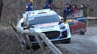 Rallye Monte Carlo 2024  CRASHES Munster  Laurencich amp FLAT OUT [upl. by Ursel]