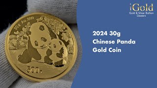 2024 30g Gold Panda Coin [upl. by Yorgos]