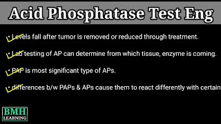 Acid Phosphatase Test  Acid Phosphatase amp Prostate Cancer [upl. by Sinegold]