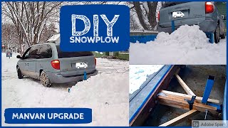 Build a Snowplow for 10 DIY to upgrade your MANVAN [upl. by Poucher540]