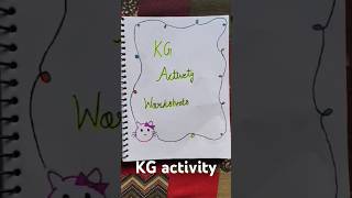 Nursery work ✏️ kG activity work sheethowtowritenumbersforkids [upl. by Anahtor]