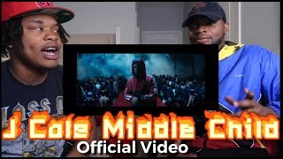 JCole  Middle Child OFFICIAL VIDEO  REACTION [upl. by Ylac]