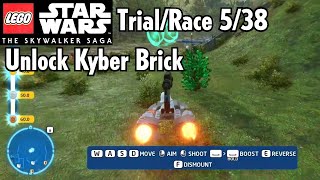 DQar Dash  Trial 538 Gold Medal Unlock Kyber Brick Lego Star Wars The Skywalker Saga [upl. by Karlyn]