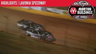 World of Outlaws Morton Buildings Late Models Lavonia Speedway October 3rd 2019  HIGHLIGHTS [upl. by Posehn]