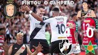 BASTIDORES DE VASCO 4 X 0 PORTUGUESA RJ  PAYET UM MONSTRO  RUMO AO TITULO [upl. by Romeu]