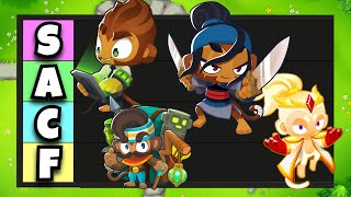 So I Ranked ALL BLOONS TD 6 Heroes [upl. by Nyllewell15]