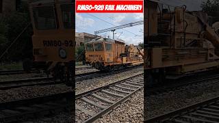 RM8092 U RAILWAY MACHINERY💛💛  PLASSER INDIA shorts viral loco [upl. by Jews990]