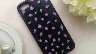 DIY Mini Floral Phone Case Using Mod Podge  help needed [upl. by Richardo]