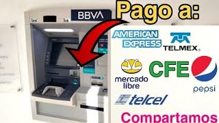 Cómo pagar desde un cajero Bancomer BBVA 🏧 [upl. by Aimik223]