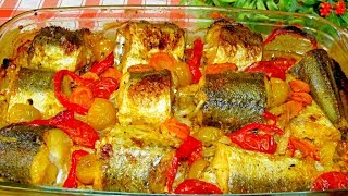 ВКУСНЕЕ РЫБЫ НЕТ с овощами в духовке Самая СОЧНАЯ Ужин прекрасный [upl. by Carman271]