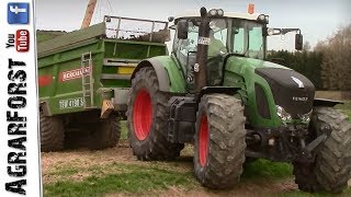 Kompost Streuen 2018  FENDT 936 VARIO und Bergmann TSW [upl. by Suiddaht]