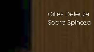 Gilles Deleuze sobre Baruch Spinoza  Sesión 1 primera sección [upl. by Eveline]