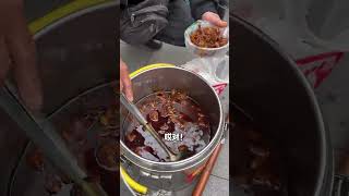 Chongqing street picky sausage Roadside stall delicious chinesestreet ricedish food [upl. by Oneida]