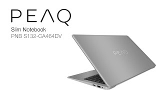 PEAQ Slim Notebook PNB S132 CA464DV [upl. by Kinghorn]