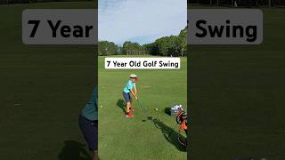 7 year old golf swing 2nd year golfing Boys 7 world championships at Mid Pines [upl. by Dammahum]