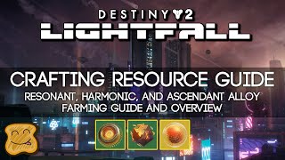 Destiny 2 The Final Shape Crafting Resource Guide  Ascendent Alloy Farming Guide [upl. by Bhayani324]