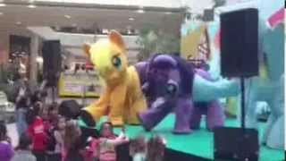 My Little Pony  Twilight Sparkle Falls off Stage During Live Performance [upl. by Aney]