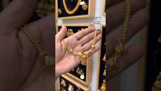 ✨😍Wow latest light weight gold necklace design only 10 grams necklace viralvideo jewellerydesigns [upl. by Jammie]