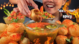 SPICY PANIPURI CHALLENGE  PANIPURI EATING CHALLENGE  INDIAN STREET FOOD  EATING VERY SPICY FOOD [upl. by Araem105]