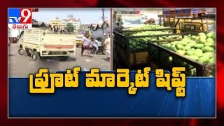 Hyderabad Gaddiannaram fruit market to be closed from today  TV9 [upl. by Nylrehs]