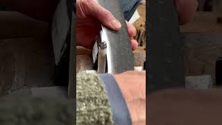 Peening a Scythe Blade with the 1SR Peening Kit [upl. by Kati]