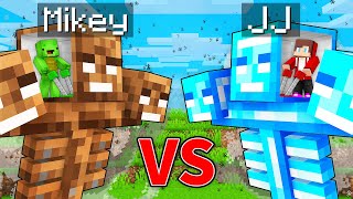 JJs RICH Wither vs Mikeys POOR Wither Survive Battle in Minecraft  Maizen [upl. by Nohtahoj]