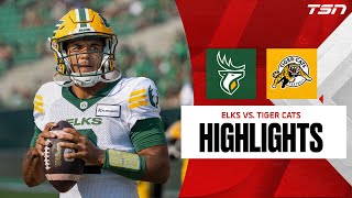 Edmonton Elks vs Hamilton TigerCats  CFL HIGHLIGHTS [upl. by Iknarf]