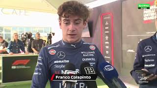 LAS DECLARACIONES DE FRANCO COLAPINTO  EL POSTCARRERA F1  SportMax [upl. by Juetta44]