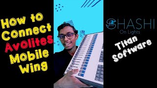 How to Connect Avolites Mobile Wing [upl. by Northey43]