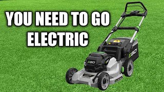 Battery Powered Lawn Mower  Ego 2023 Review [upl. by Keefer]