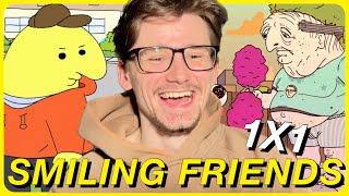 Smiling Friends  1x1  “Desmond’s Big Day Out”  Reaction  Review  FIRST TIME WATCHING [upl. by Kadner]