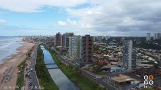 Voo pela orla de SalvadorBa Av Octávio Mangabeira [upl. by Ingeborg]