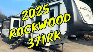 NEW UPDATED 2025 ROCKWOOD SIGNATURE 371RK 5TH WHEEL Dodd RV FOREST RIVER SOLAR WALKTHROUGH [upl. by Kore789]