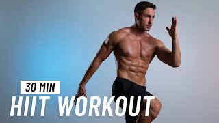 30 Min Fat Burning HIIT Workout  ALL STANDING  No Equipment No Repeat [upl. by Haswell677]