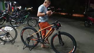 PACIFIC ASTRIO 50 CARBON SLX 11 SP ⭐⭐⭐⭐⭐ REAR TA12X142 SEPEDA GUNUNG CARBON [upl. by Tadeo]