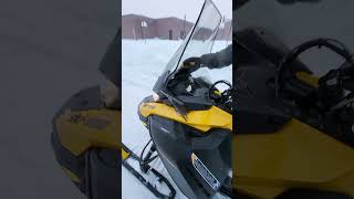 first ride on the new 2023 skidoo expedition sport 600 efi [upl. by Hummel]