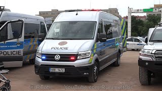 Prague Czech Police VW Crafter Prisoner Van Paddy Wagon  Exterior Lights amp Interior CZ 1062023 [upl. by Sutelc]