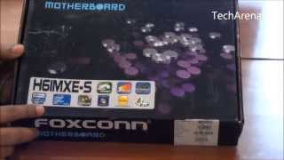 Foxconn H61MXES Motherboard Unboxing [upl. by Orrin]