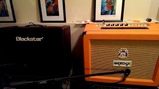 Blackstar Artisan 30 amp Orange AD30 comparison [upl. by Eimmaj769]