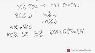 Obliczenia procentów z różnych liczb Procenty odcinek 411 [upl. by Soinski]