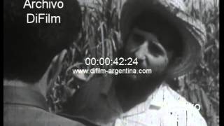 Fidel Castro trabajando en el cañaveral de Cuba 1969 [upl. by Kcirddot]