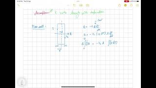 17 Temperature distribution inside plane wall for variable thermal conductivity [upl. by Atilol]