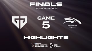 Highlights GEN vs HLE  Game 5  CHUNG KẾT  LCK Mùa Hè 2024 08092024 [upl. by Simeon]