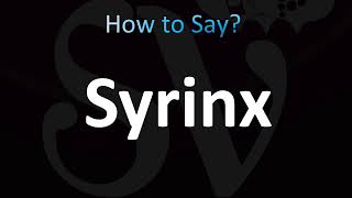 How to Pronounce Syrinx Crescent City [upl. by Tan]