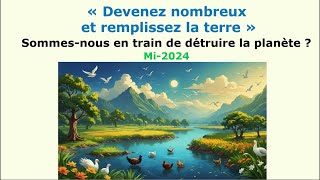 « Devenez nombreux et remplissez la terre » [upl. by Irish]