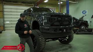 Kelderman 2021 Ford F250 Walkaround  12quot Air Suspension Lift Kit 28quot RBP Wheels 42quot Fury Tires [upl. by Darill]