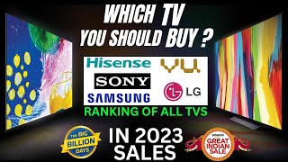 Which TV You Should Buy In 2023 ⚡ Best TVs in India ⚡ BBD SALE  Great Indian SALE [upl. by Arimas]