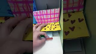 desk organizer with cardboard and homemade pattern sheetsdiymariyahartandcraft craft organizer [upl. by Ecirtnahc]