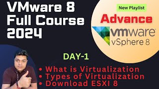 VMware vSphere 8 Advanced Training  What is Virtualization  Types of Virtualization [upl. by Ennasus]