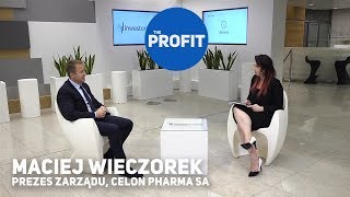 THE PROFIT 62 Maciej Wieczorek Celon Pharma SA [upl. by Aidnac]